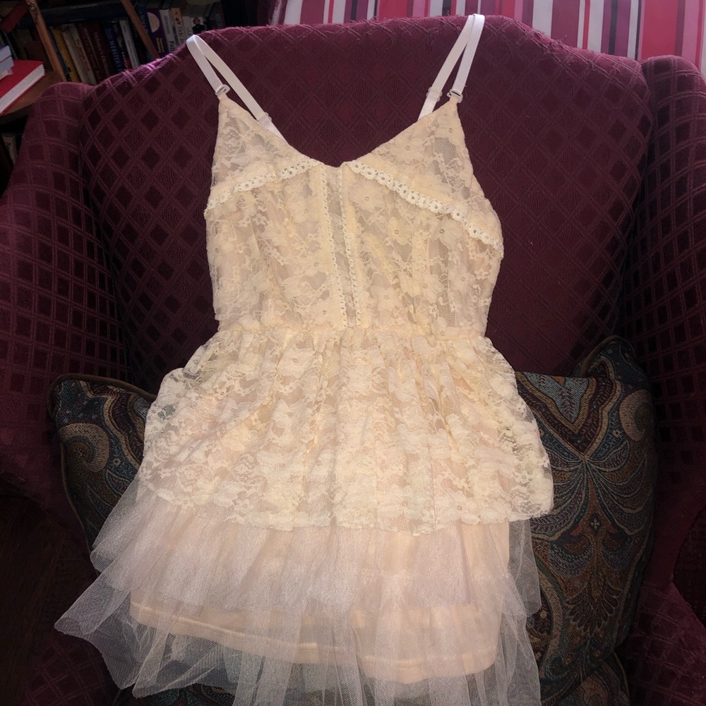 Lacy strappy top